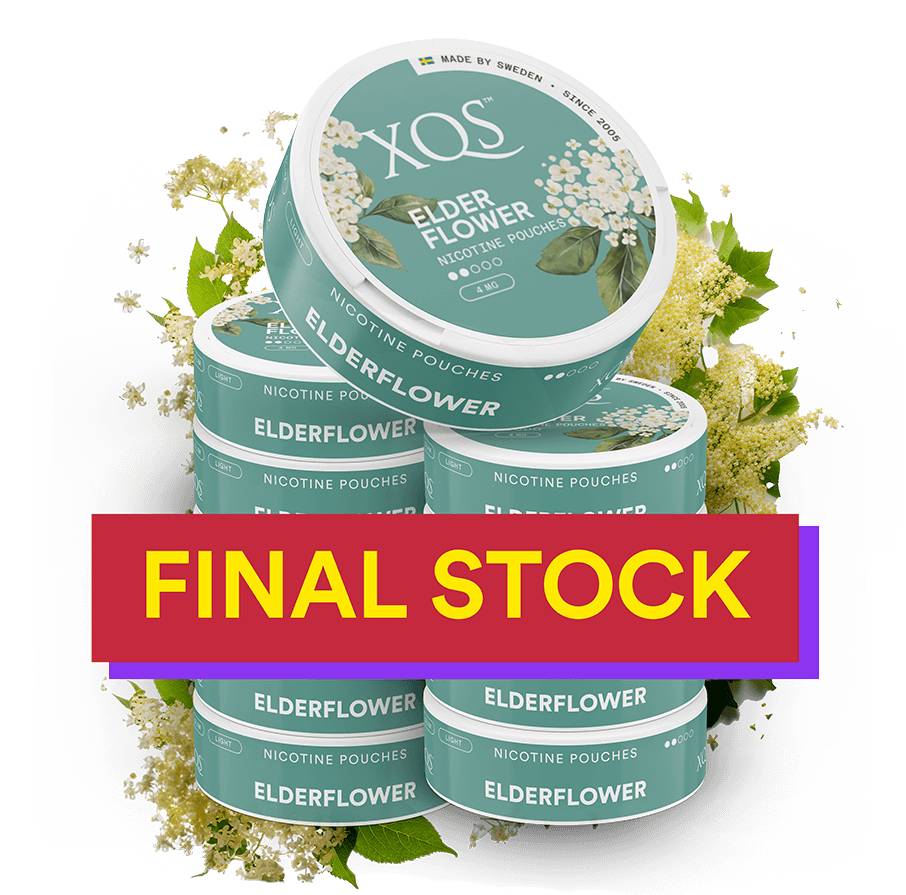 10 Cans XQS Elderflower 4mg