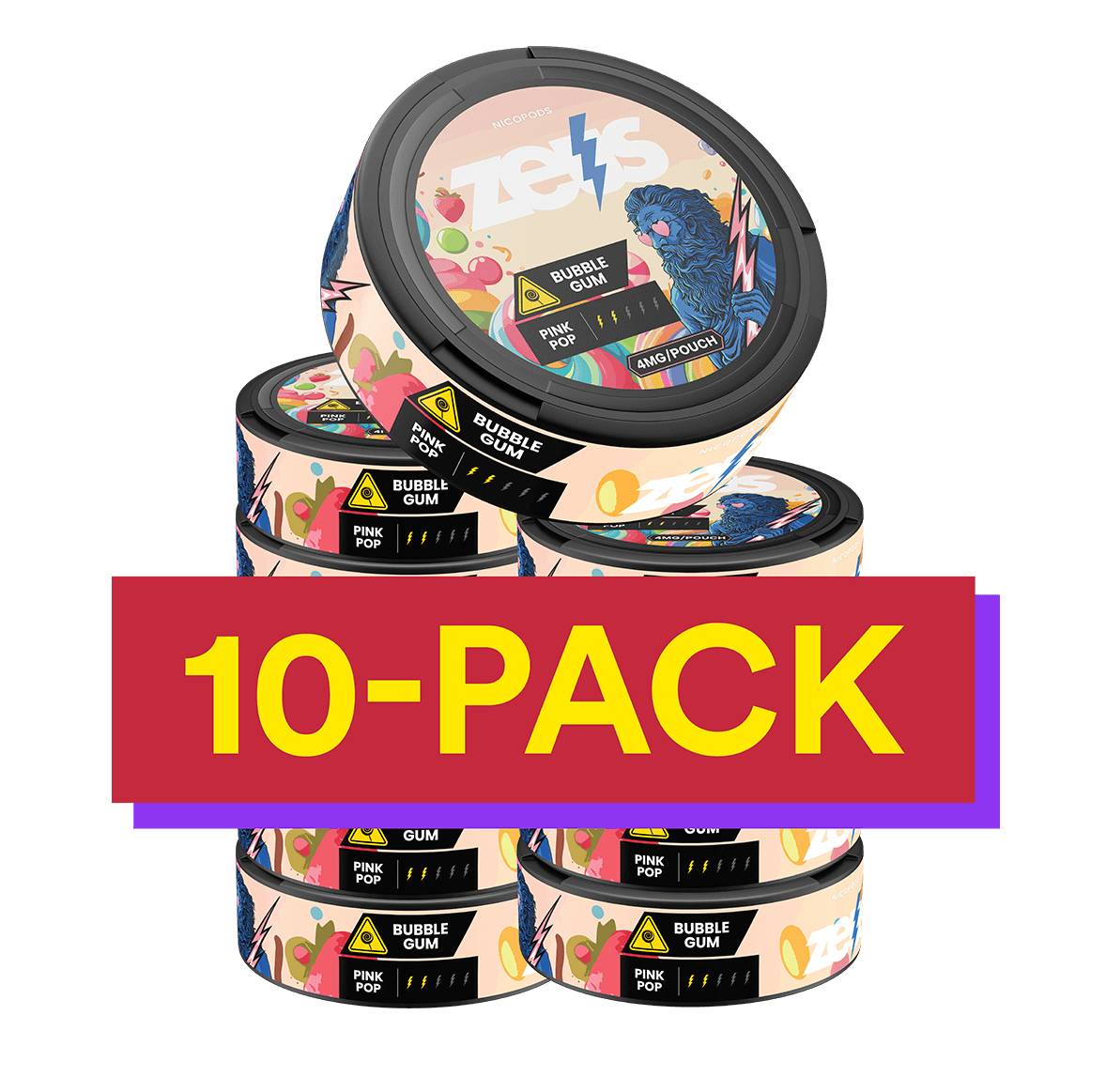 10x ZEUS Bubble Gum Light