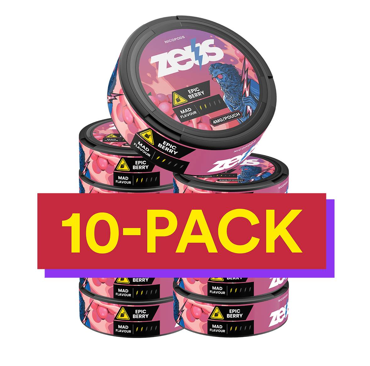 10x ZEUS Epic Berry Light