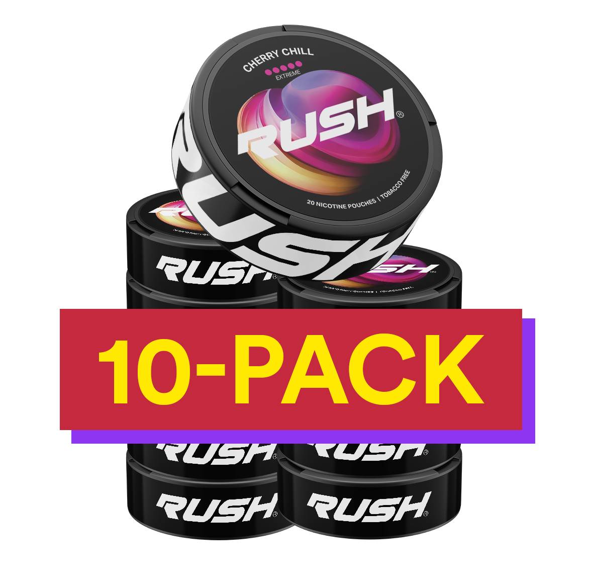 10x Rush Cherry Chill EXTREME