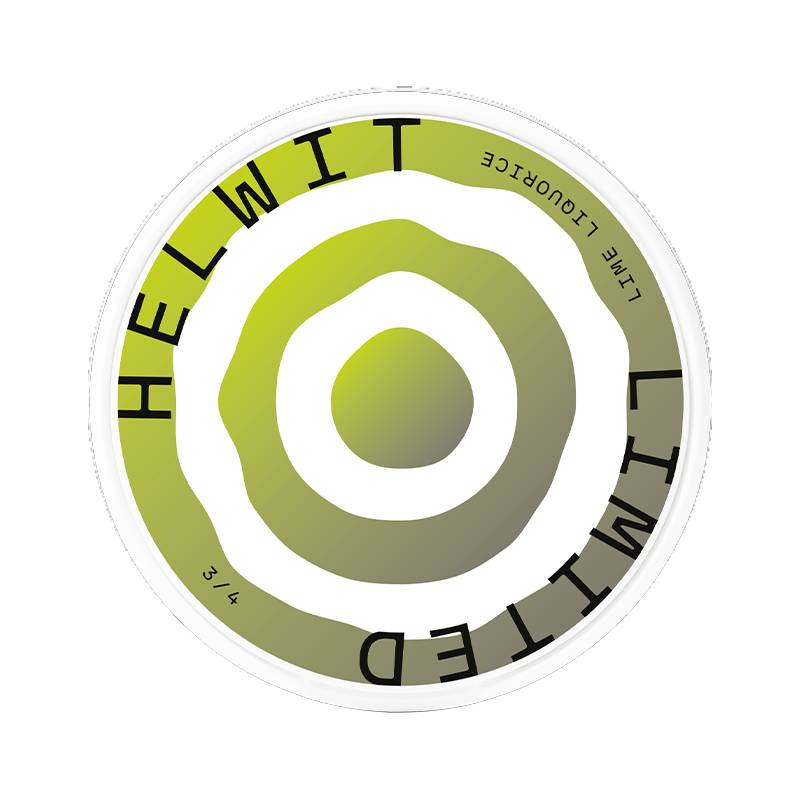 Helwit LIME LIQUORICE Limited Edition Strong
