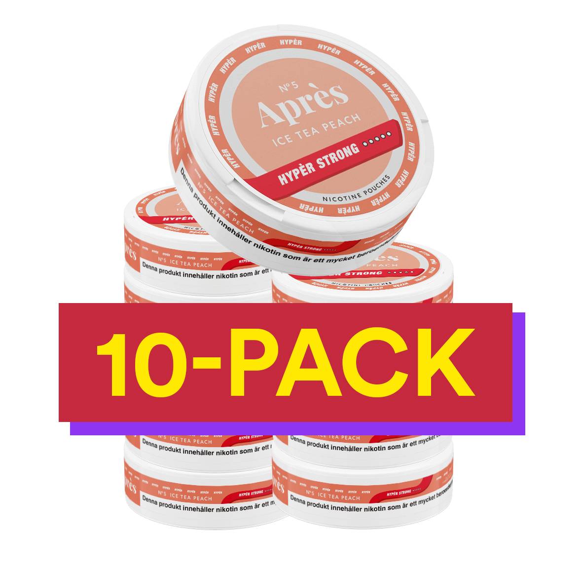 10x No.5 Après Ice Tea Peach - Hypèr Strong