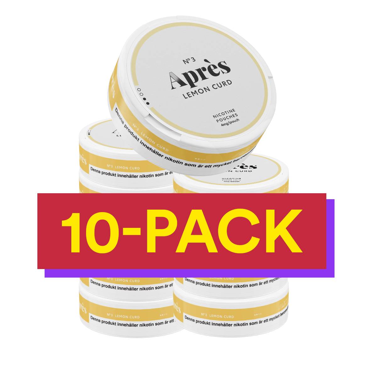 10x No.3 Après Lemon Curd - 4 mg Light