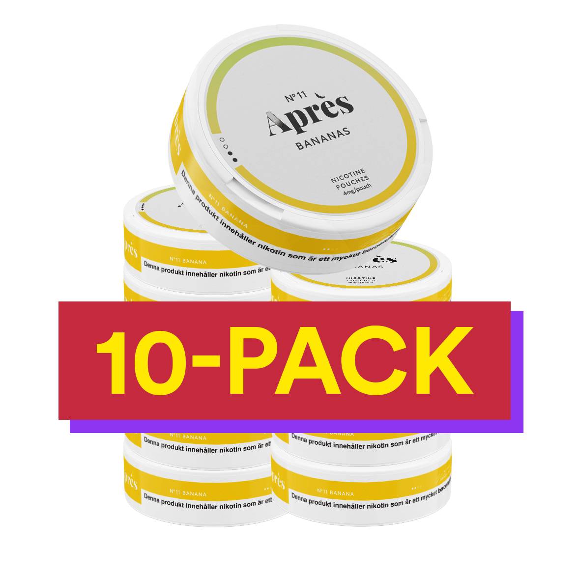 10x No.11 Après Bananas - 4 mg Light