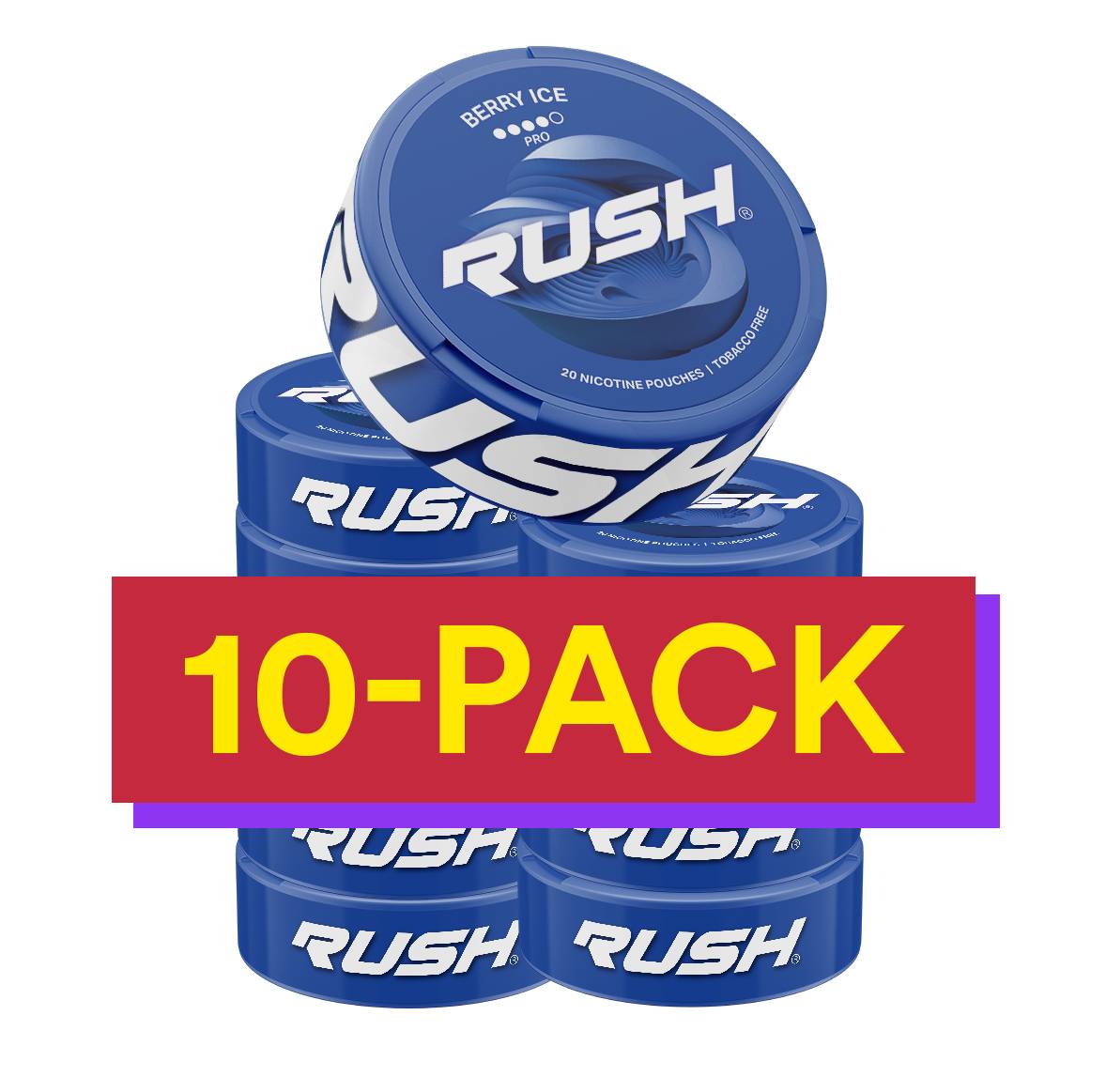 10x Rush Berry Ice PRO