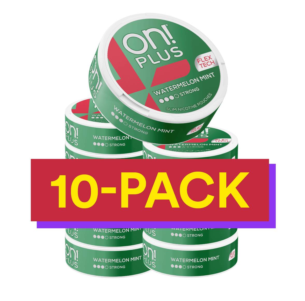 10x On! Plus Watermelon Mint Strong