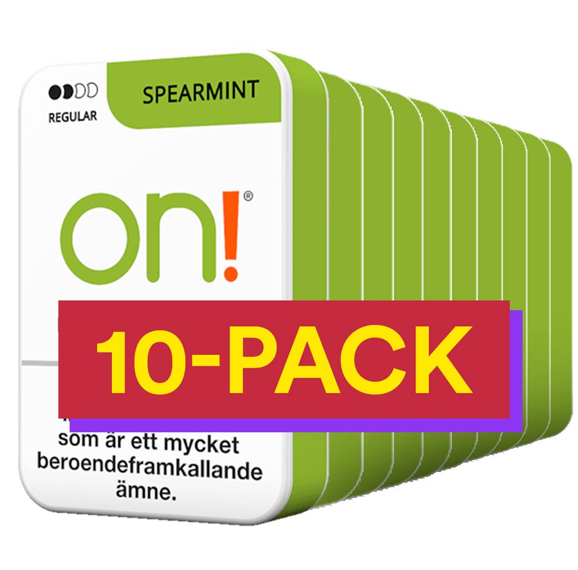 10x On! Spearmint Light