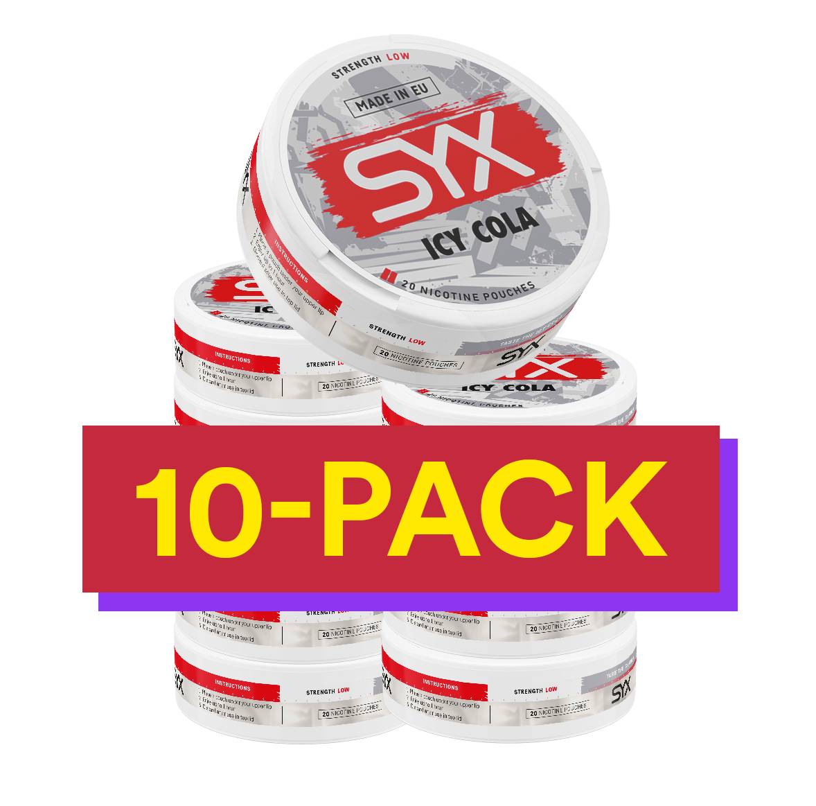 10x SYX Icy Cola Light
