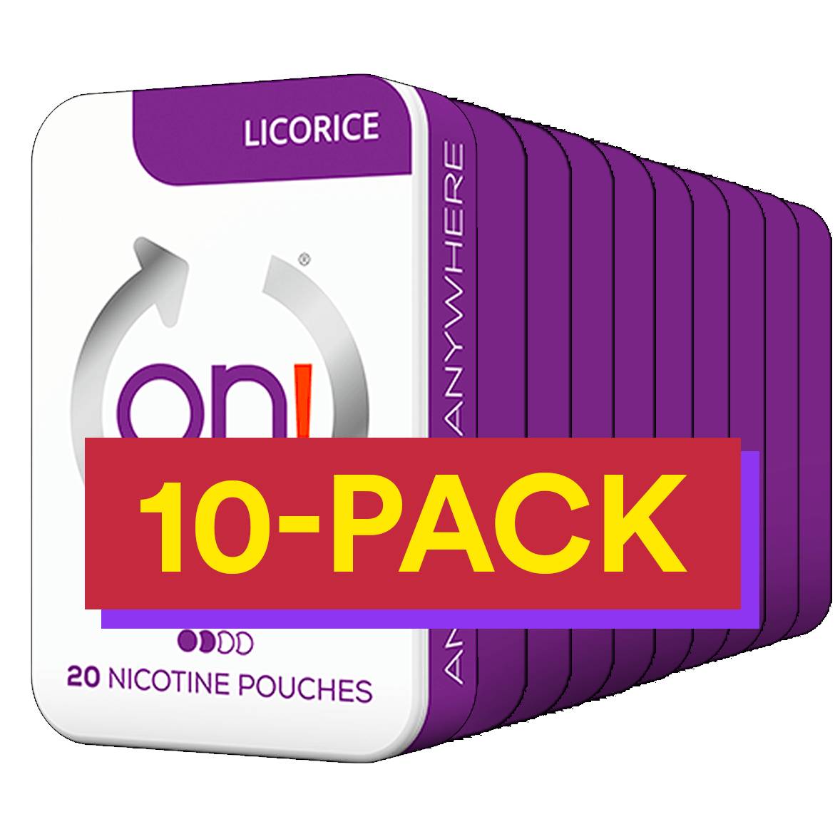 10x On! Licorice Light