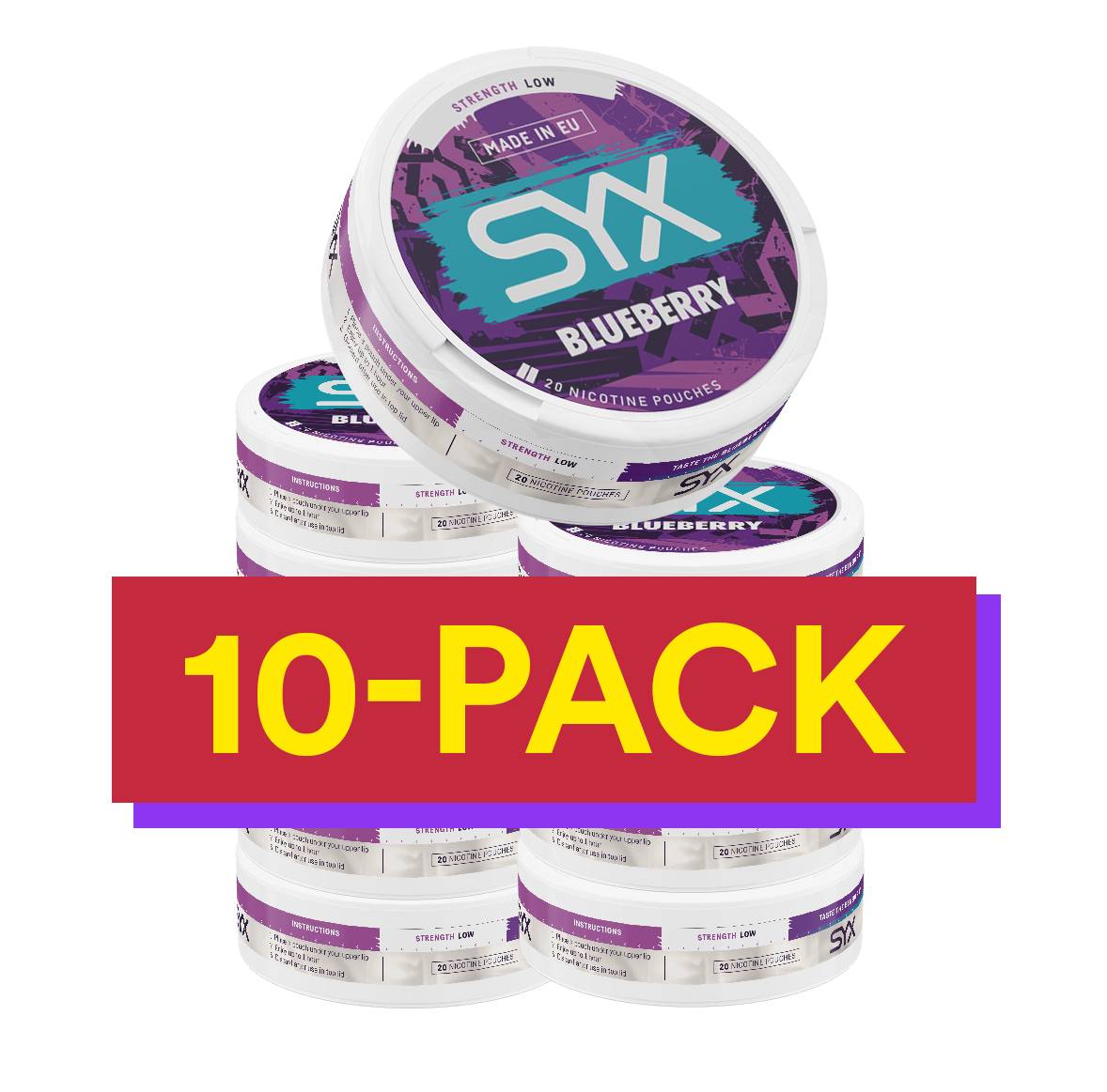 10x SYX Blueberry Light