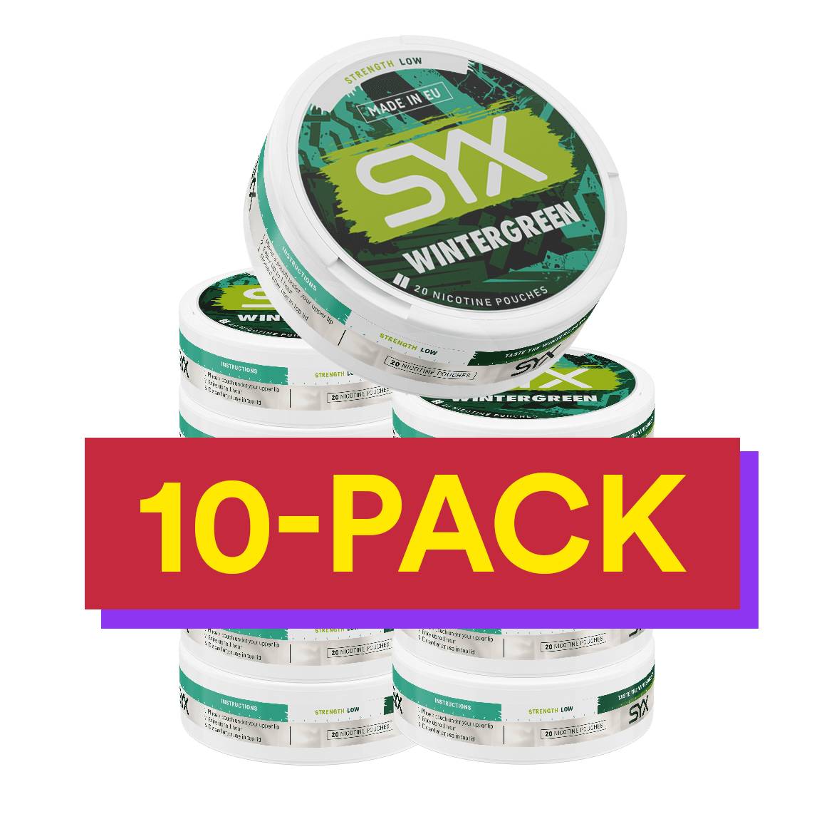 10x SYX Wintergreen Light