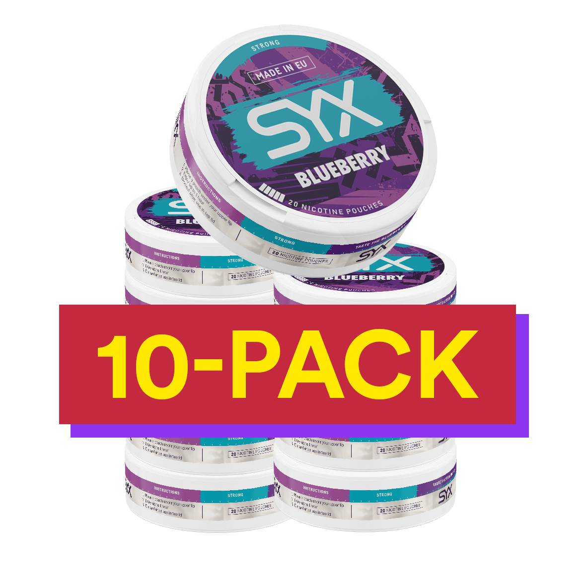 10x SYX Blueberry Strong