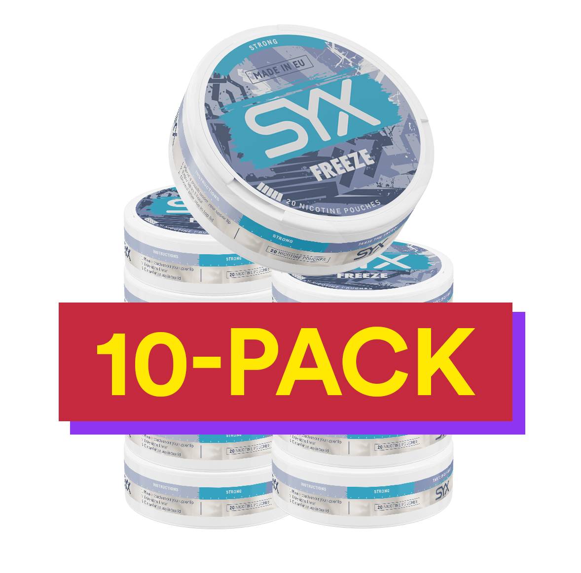 10x SYX Freeze Strong