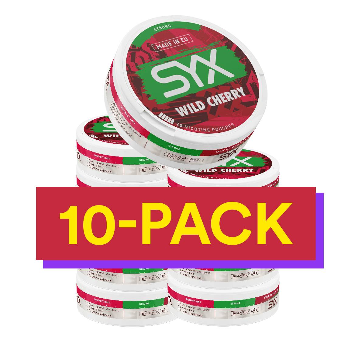 10x SYX Wild Cherry Strong