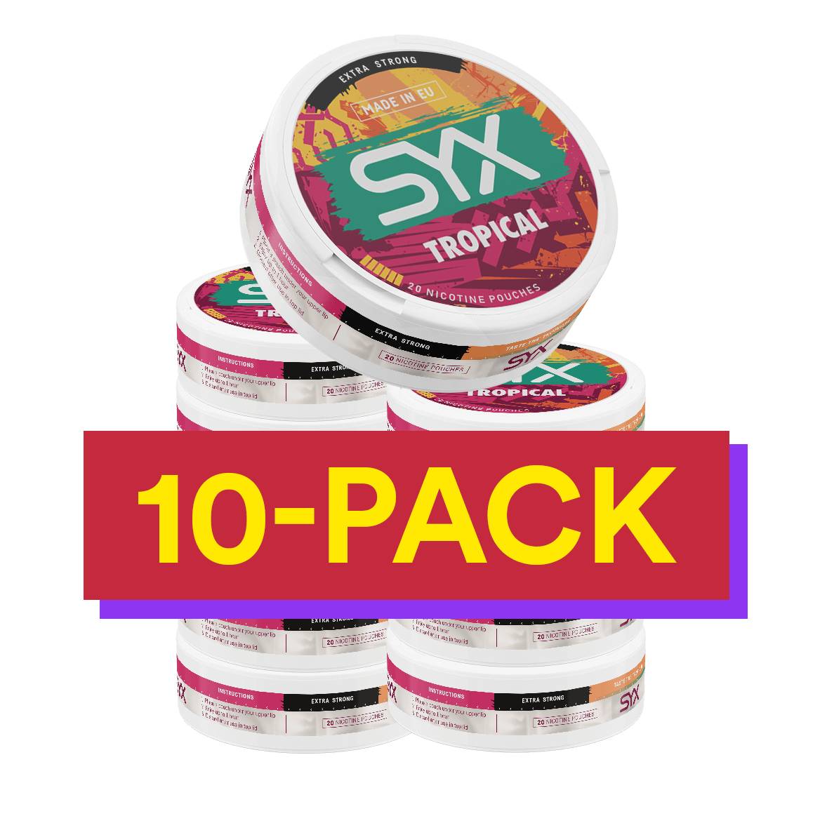 10x SYX Tropical Xtra Strong