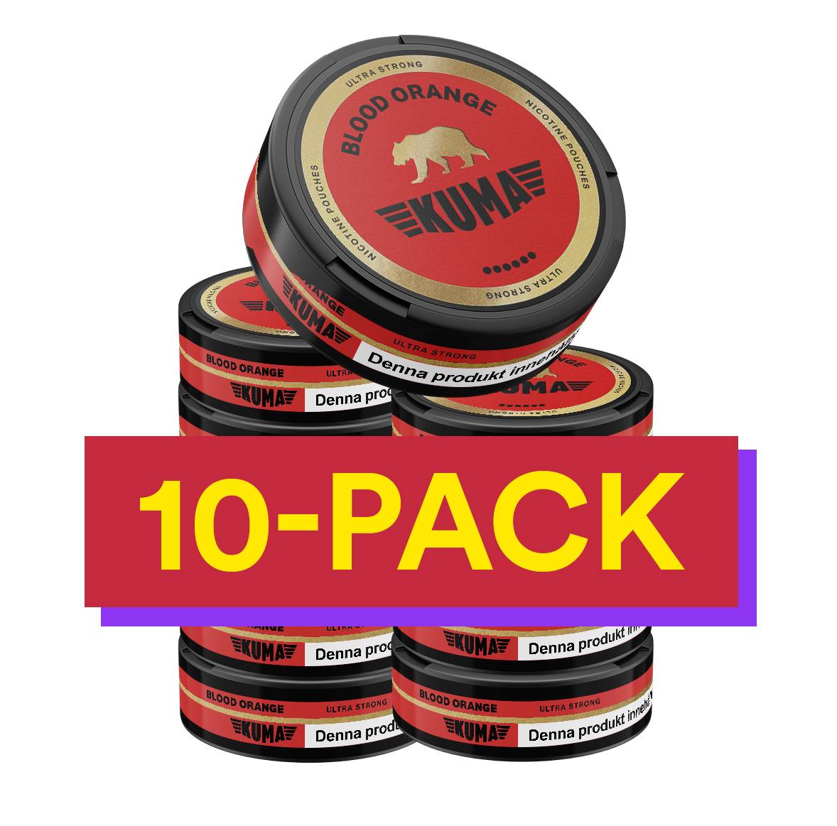 10x Kuma Blood Orange - Ultra Strong