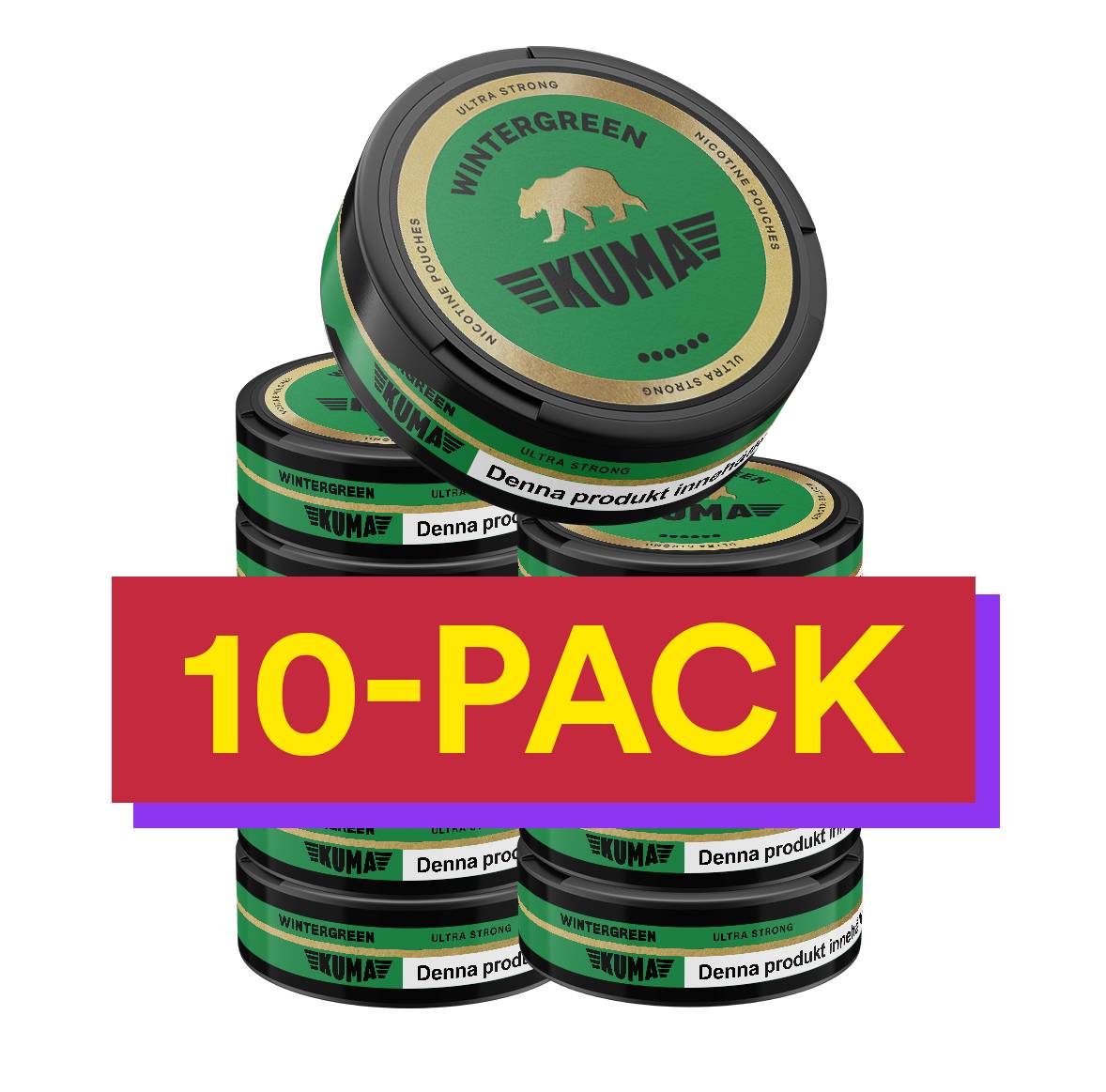 10x Kuma Wintergreen - Ultra Strong