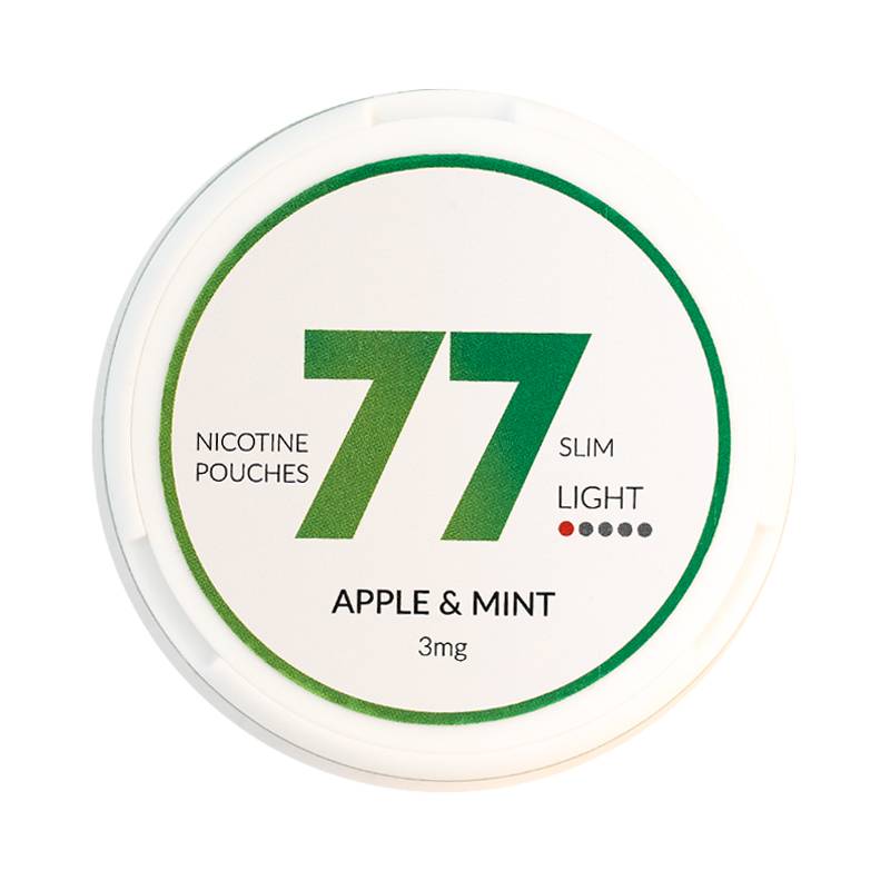 77 Pouches Apple & Mint 3mg
