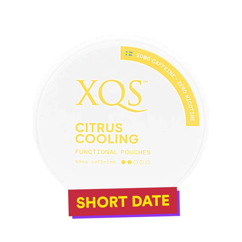 XQS Citrus Cooling Caffeine Pouches