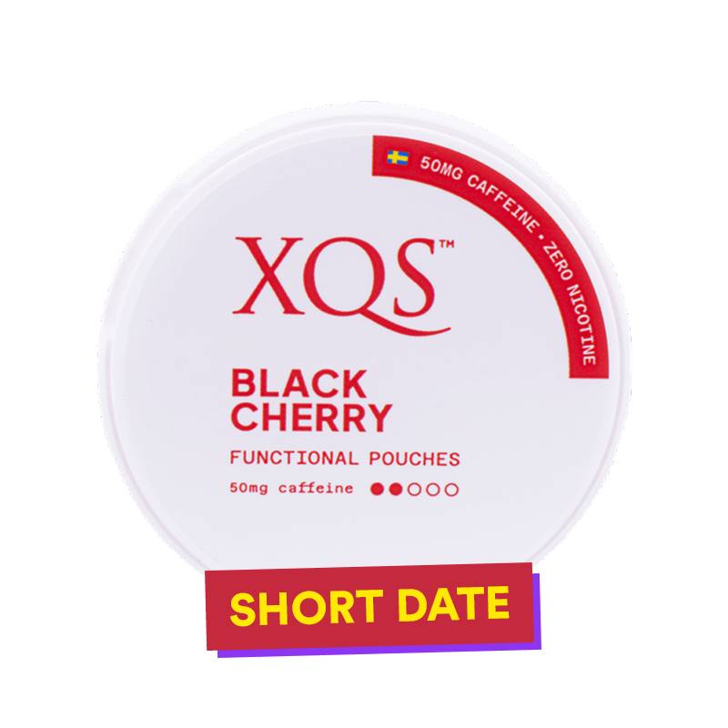 XQS Black Cherry Caffeine Pouches