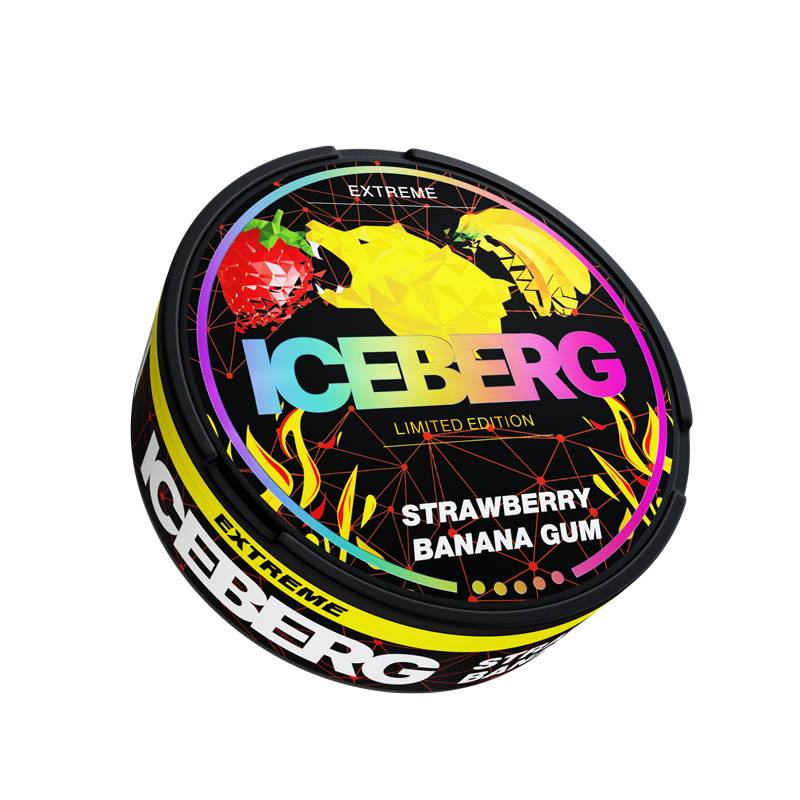 Iceberg Strawberry Banana Gum