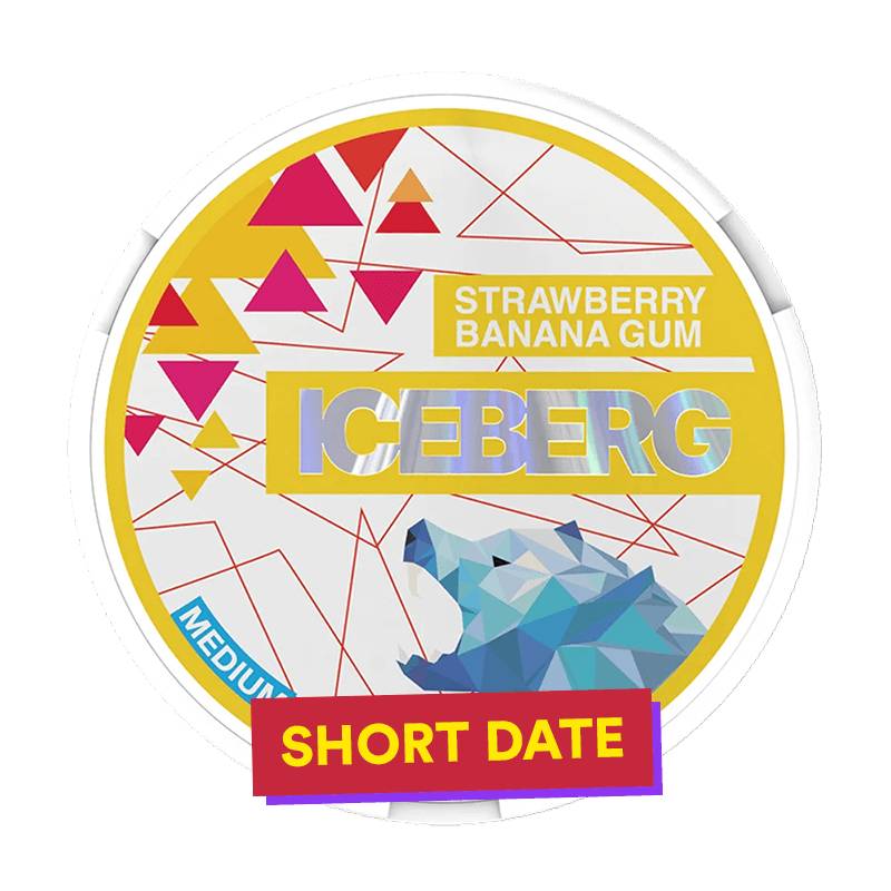 Iceberg Strawberry Banana Gum Medium