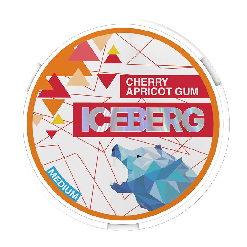 Iceberg Cherry Apricot Gum Medium