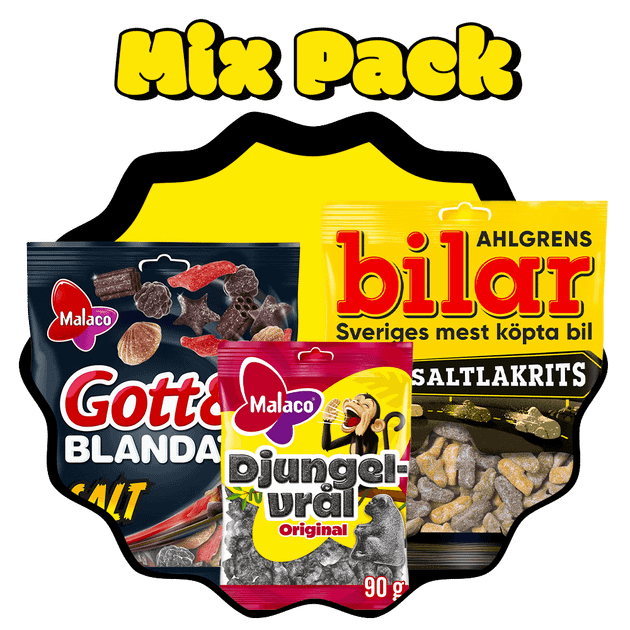Swedish Candy - Nordic Super Salty Mix Pack | Swedish Candy at ...