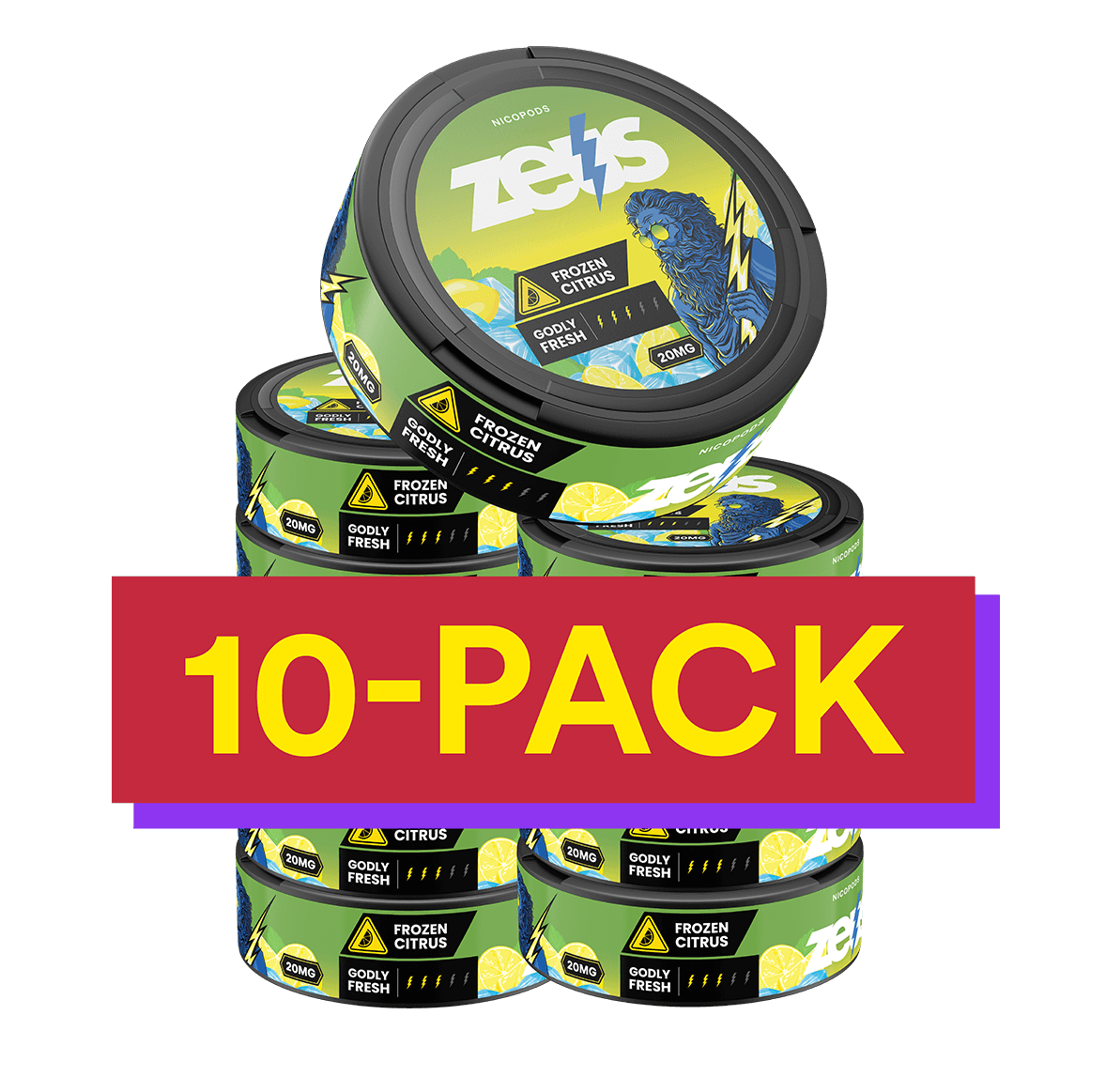 10x ZEUS Frozen Citrus Strong