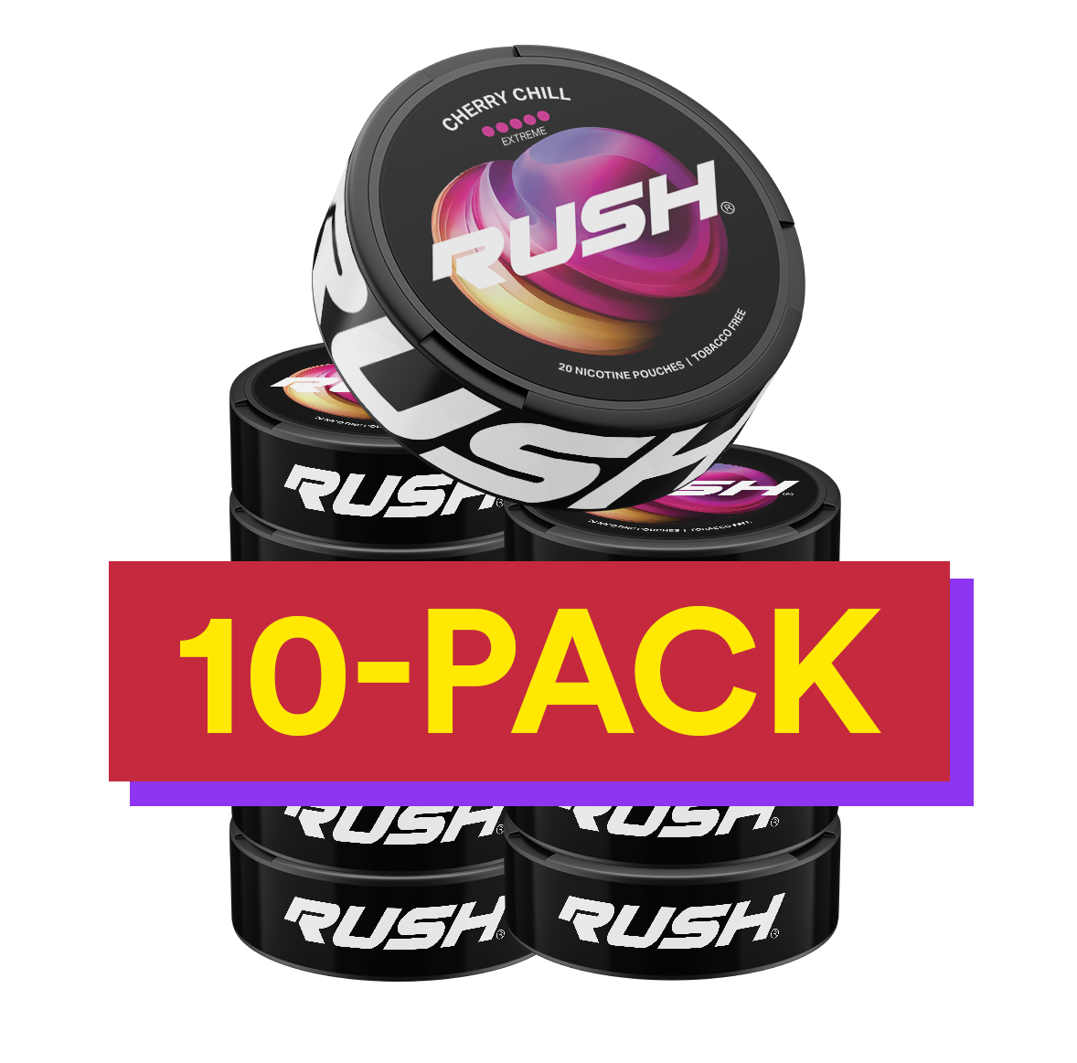 10x Rush Cherry Chill EXTREME