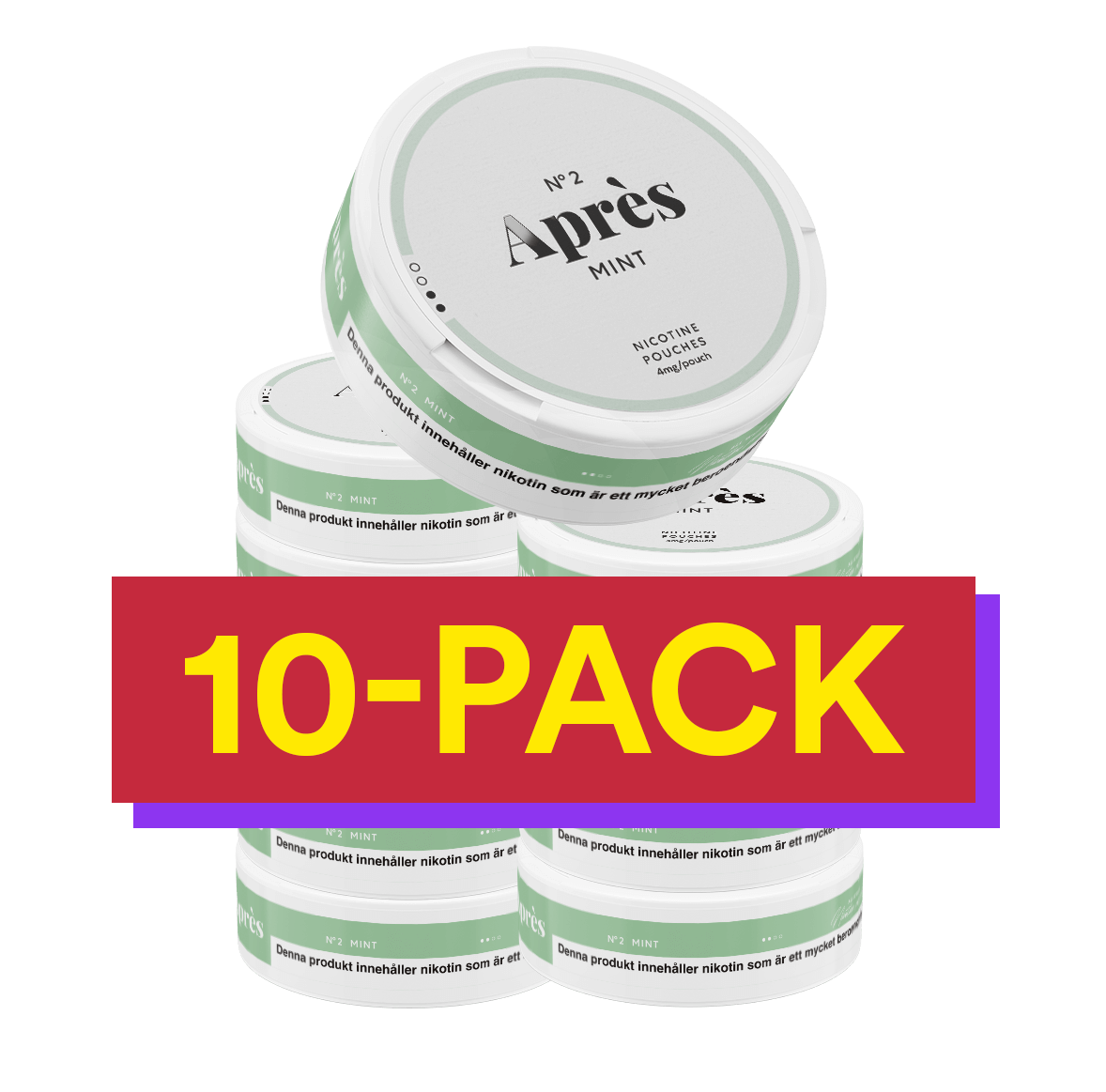 10x No.2 Après Mint - 4 mg Light