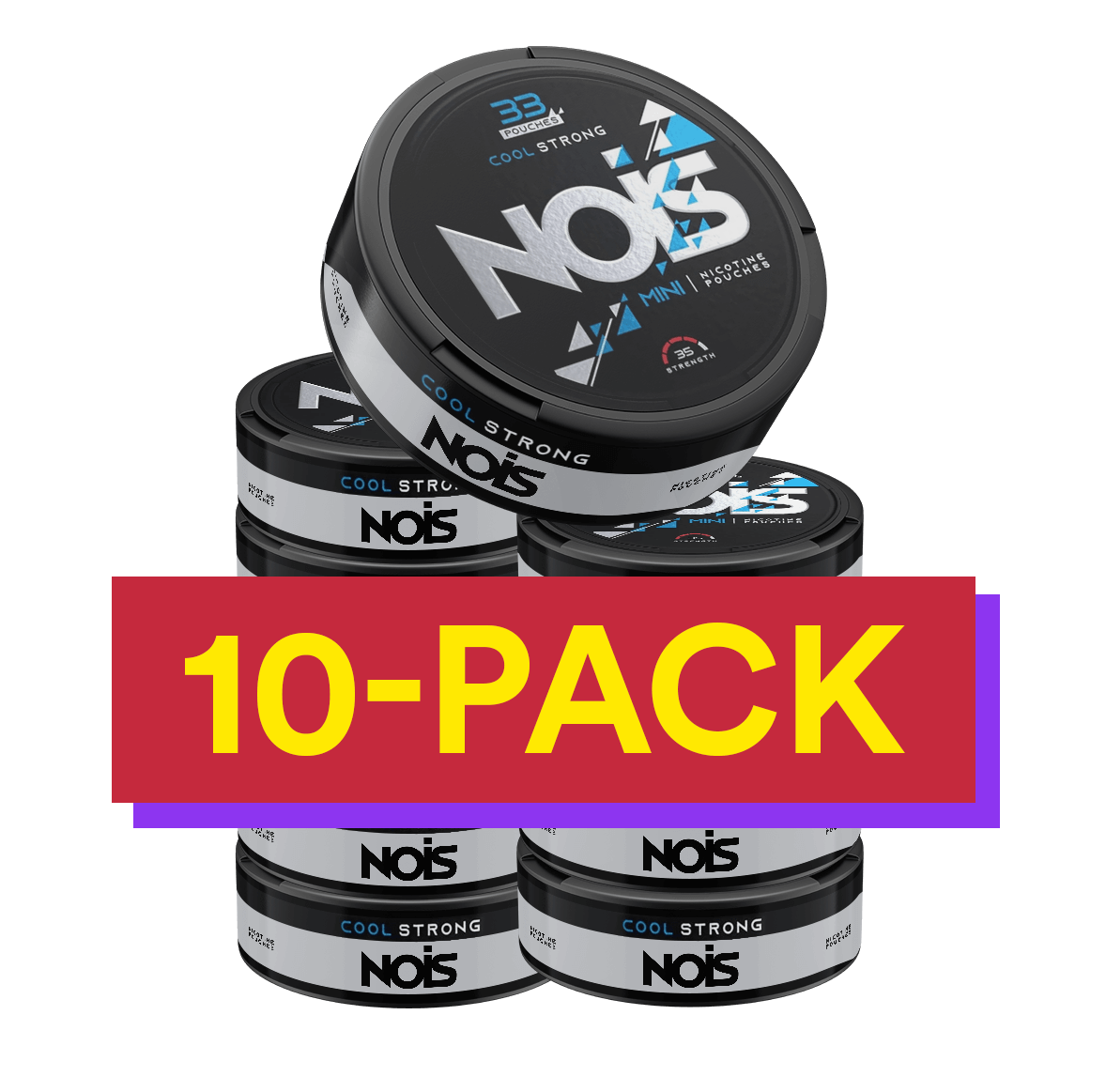 10x NOIS Cool Strong Mini