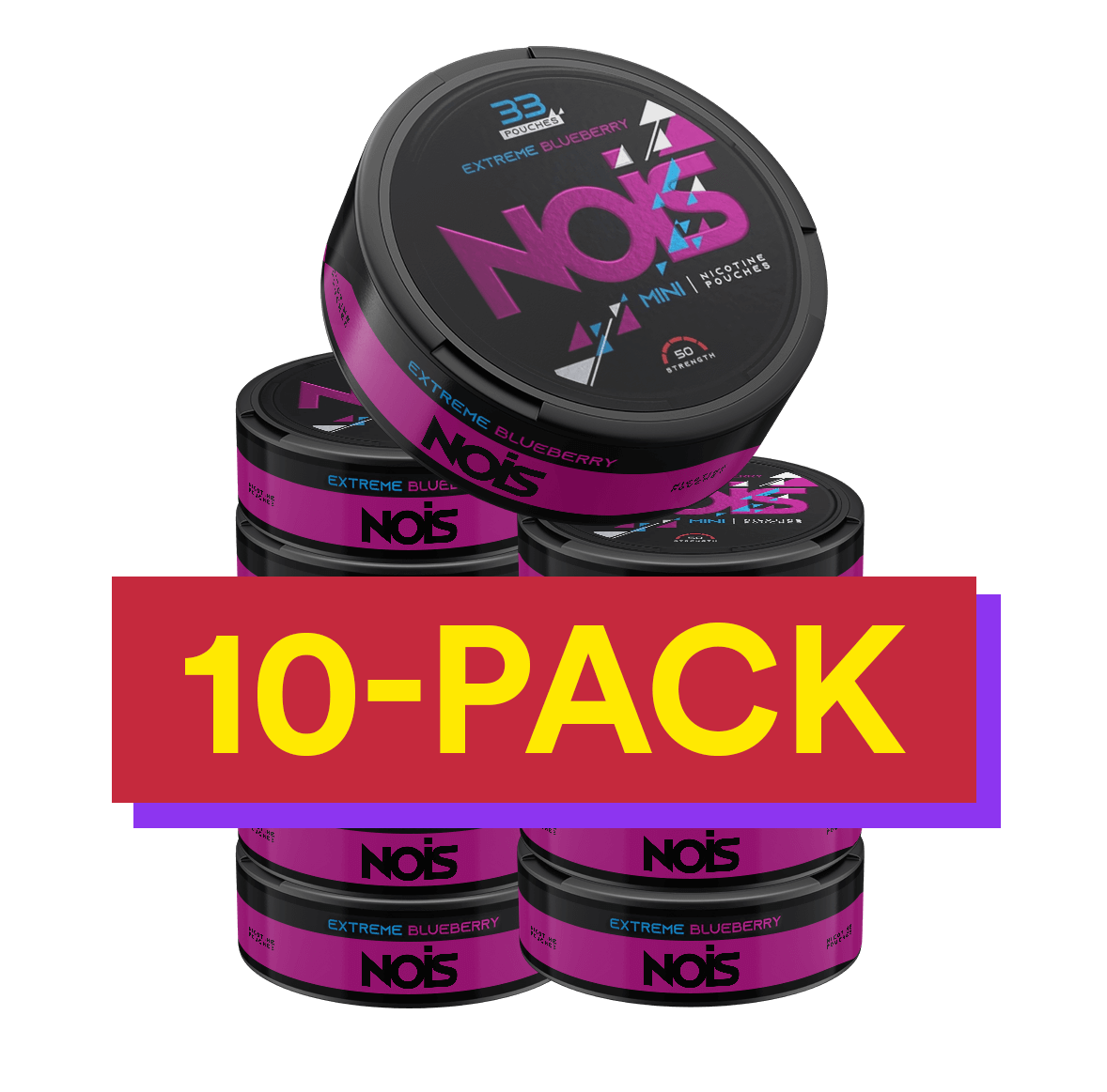 10x NOIS Blueberry Extreme Mini