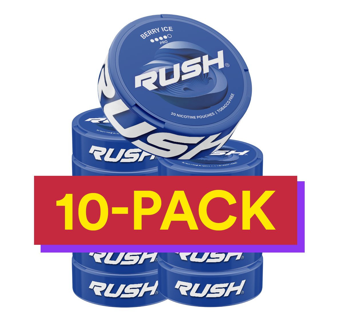 10x Rush Berry Ice PRO