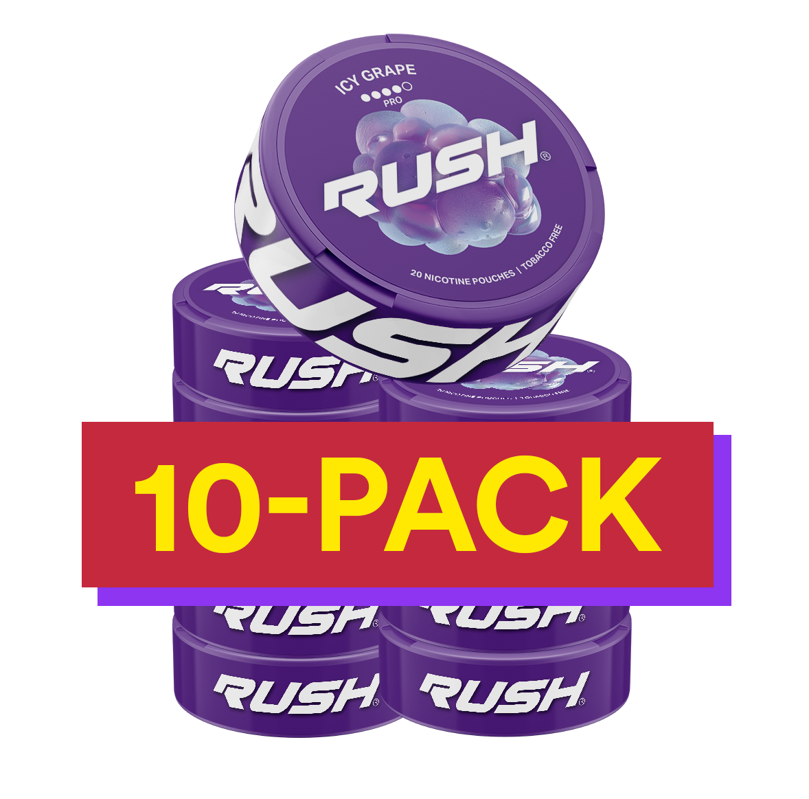 10x Rush Icy Grape PRO