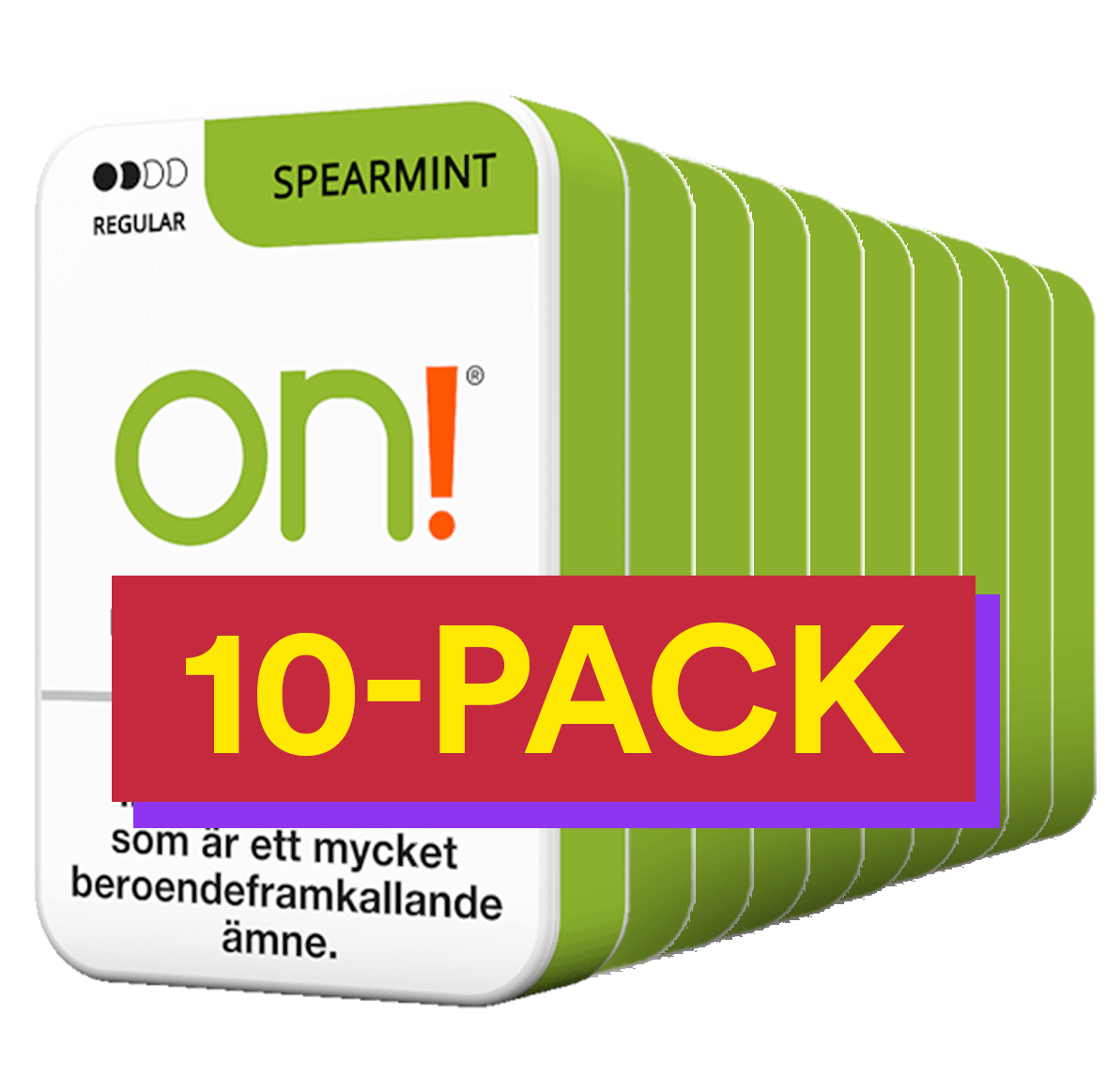 10x On! Spearmint Light