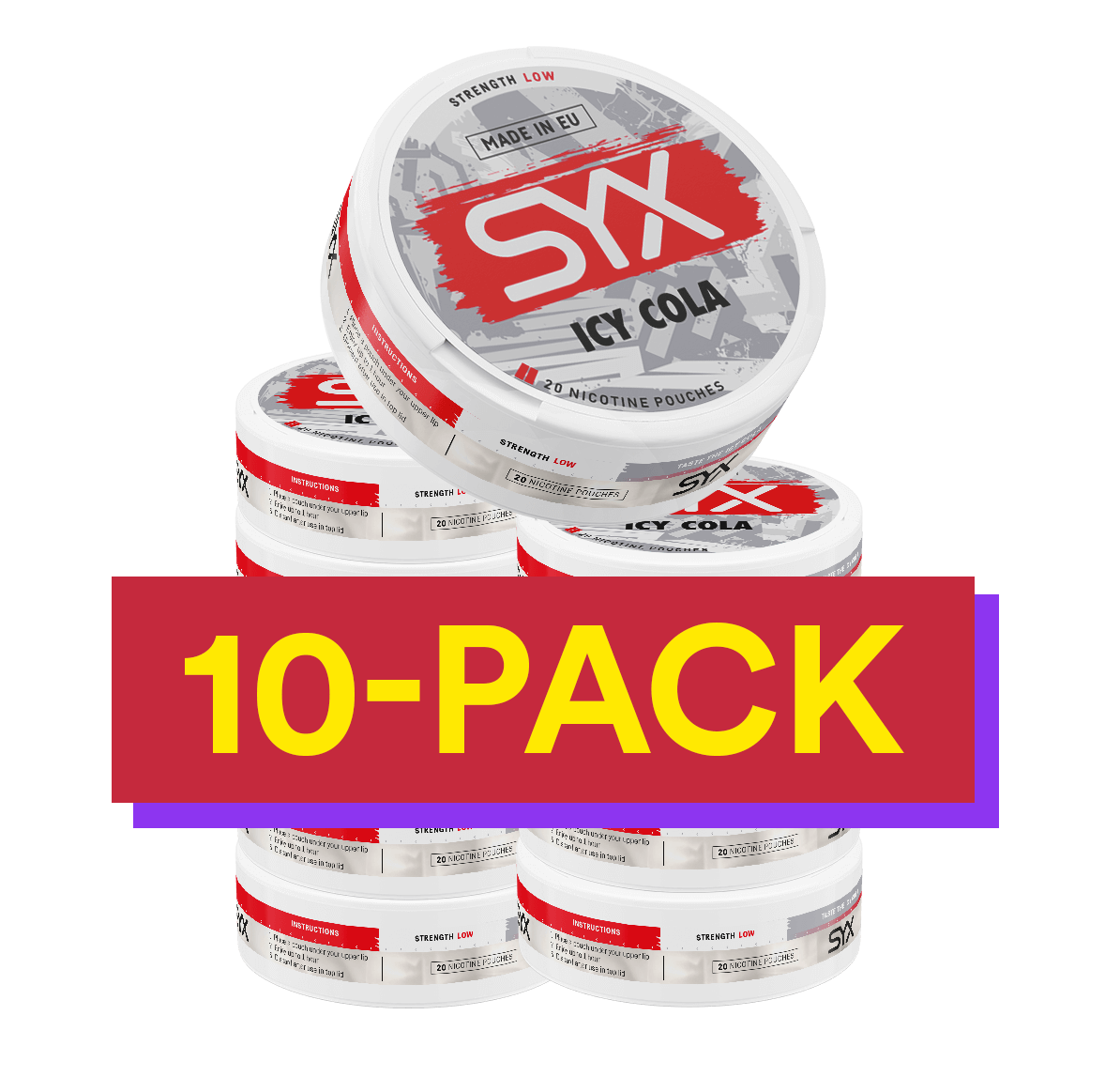10x SYX Icy Cola Light