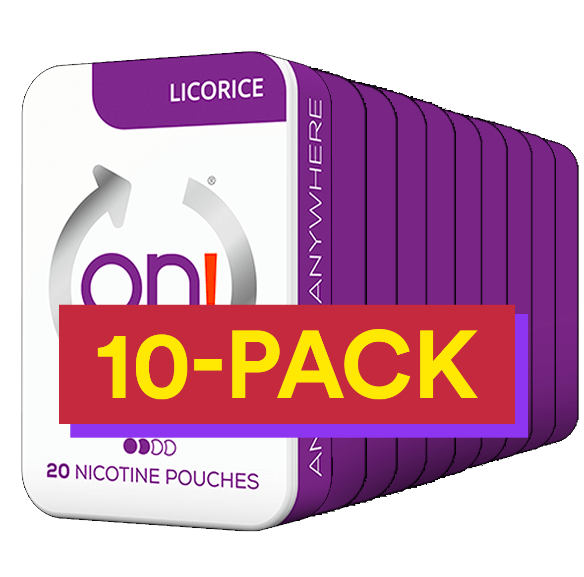 10x On! Licorice Light