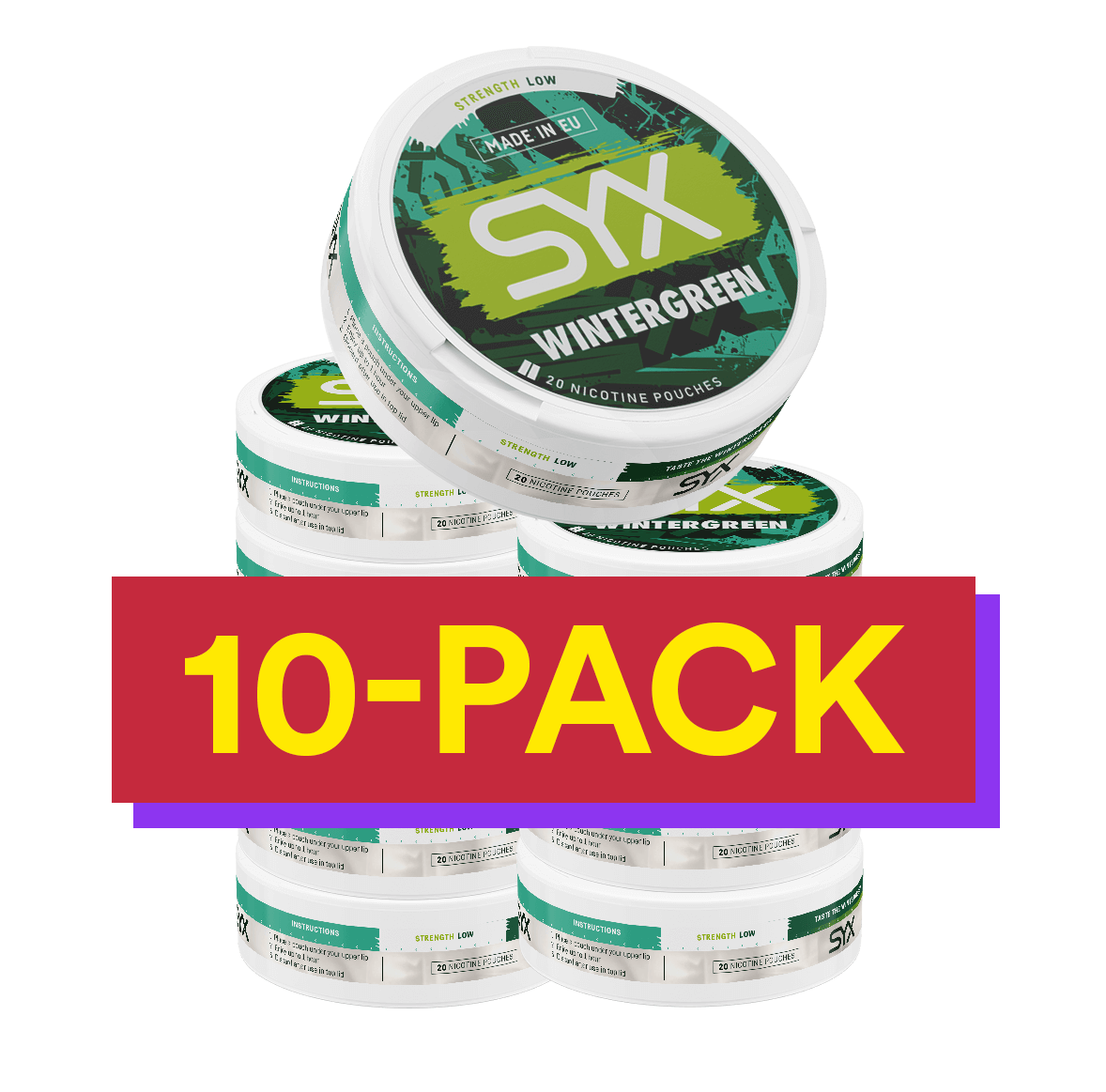 10x SYX Wintergreen Light
