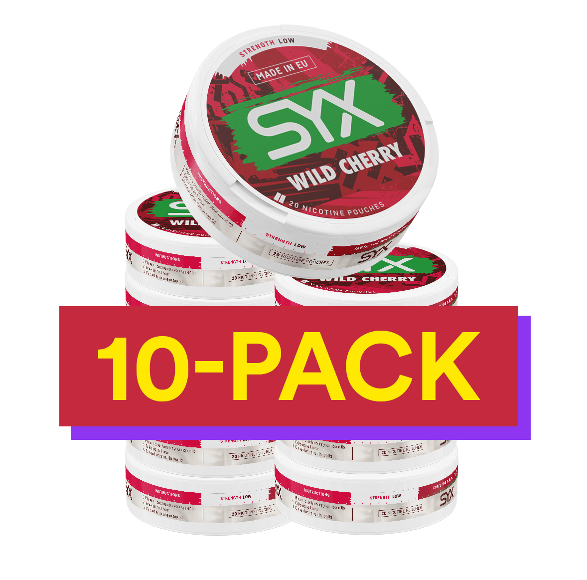 10x SYX Wild Cherry Light