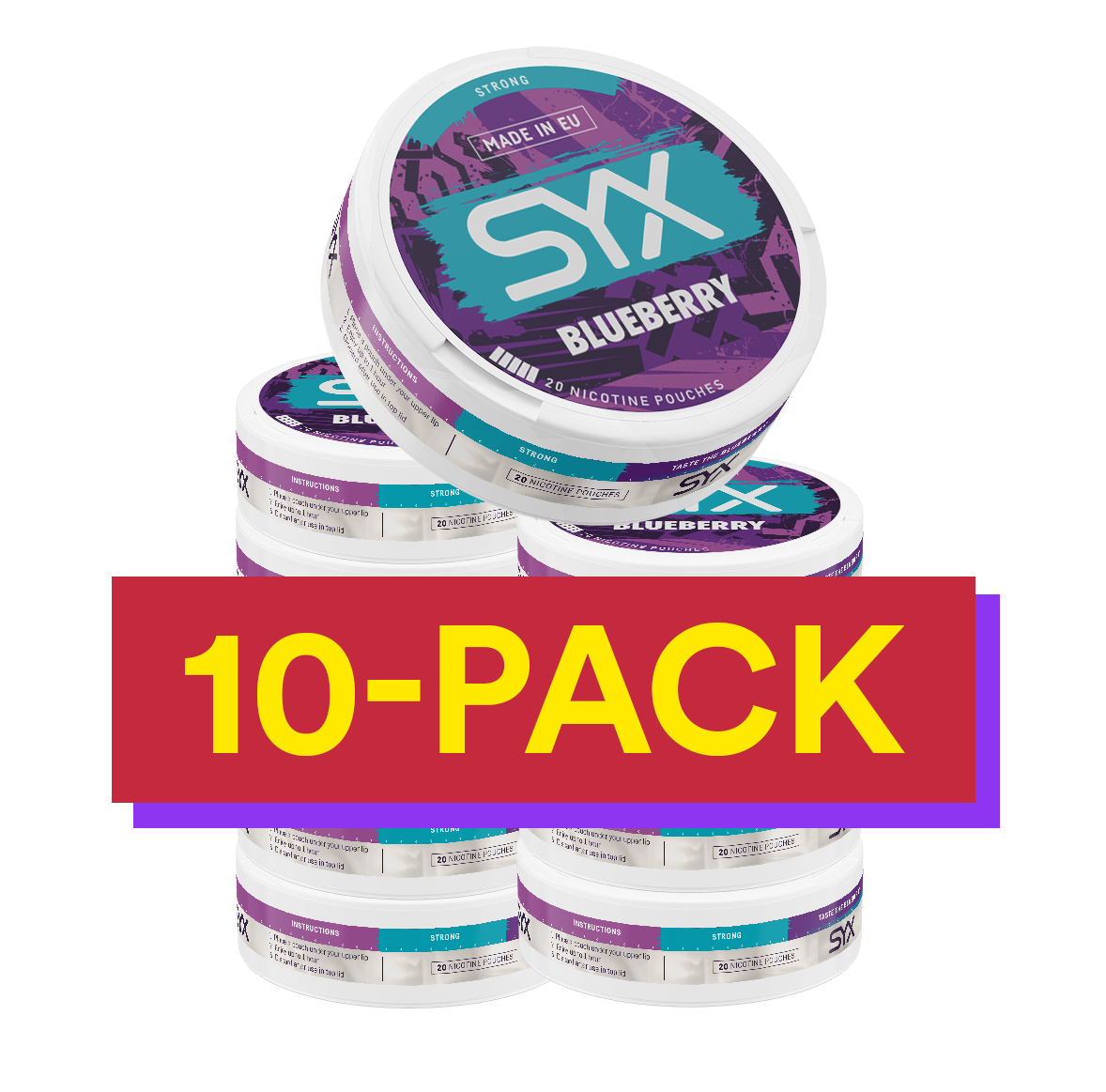 10x SYX Blueberry Strong