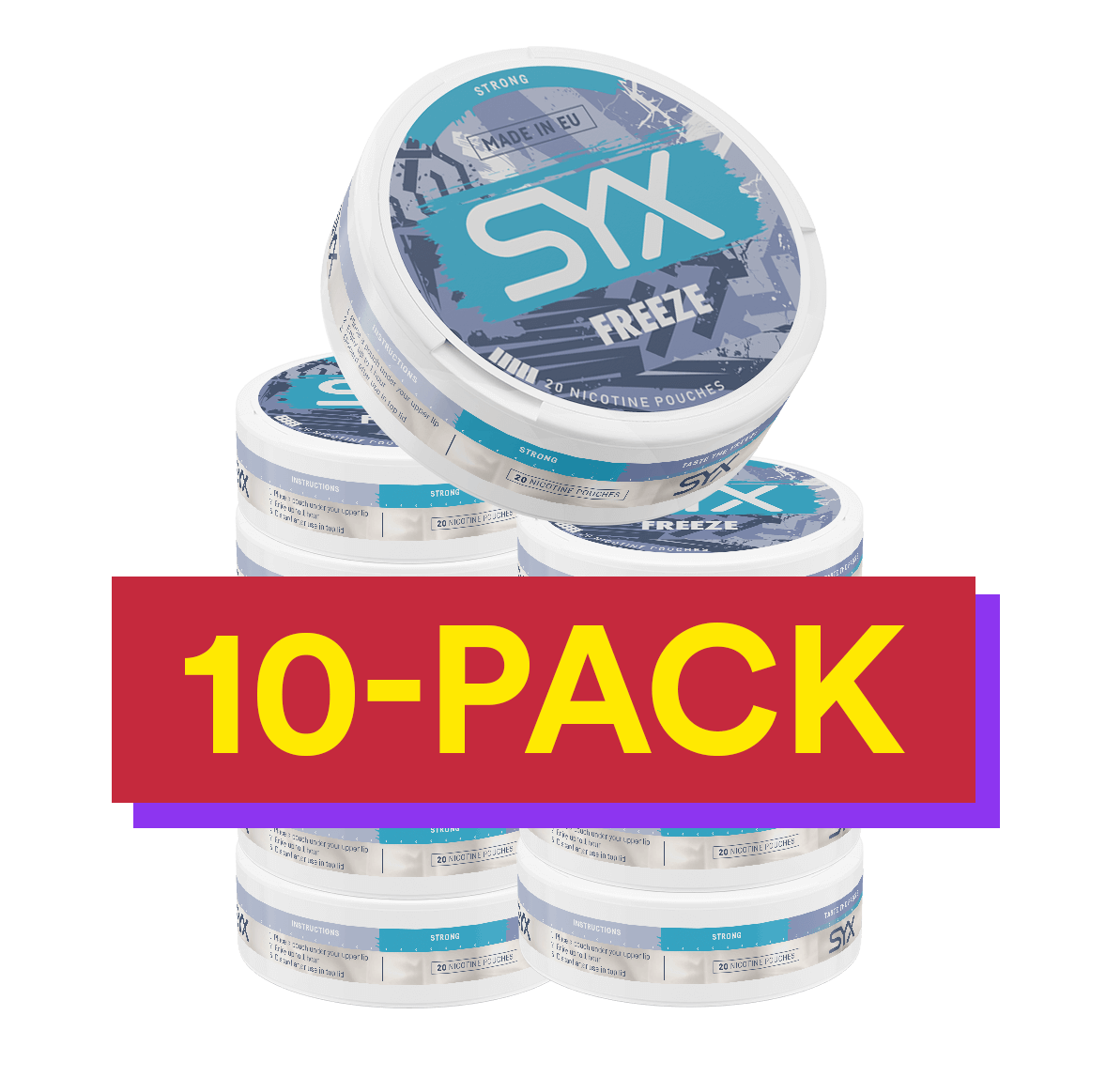 10x SYX Freeze Strong