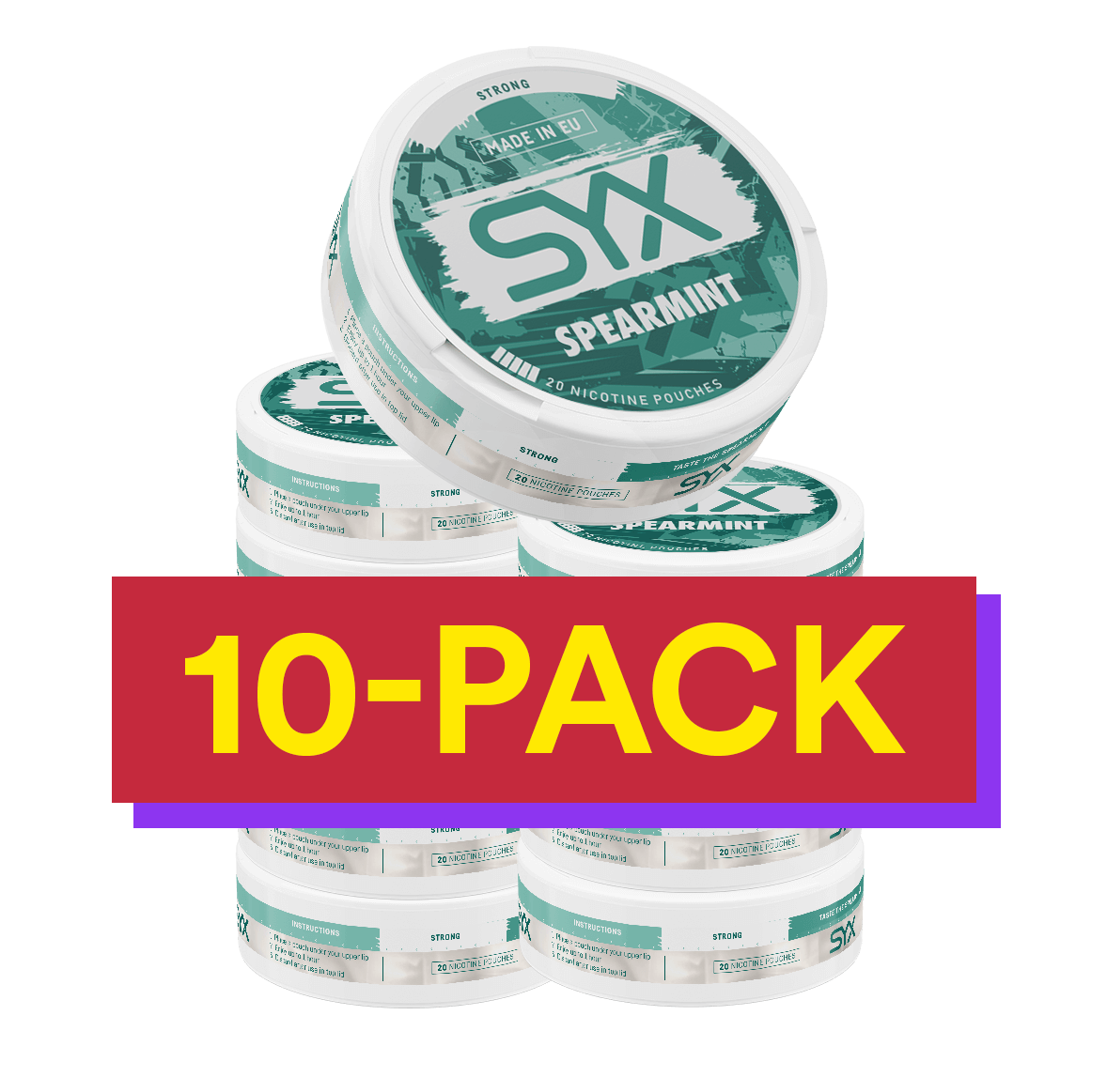 10x SYX Spearmint Strong