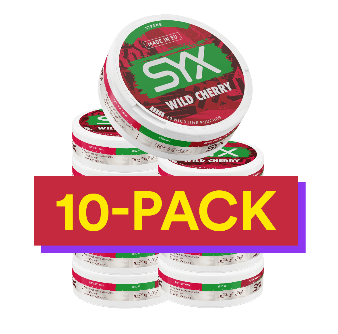 10x SYX Wild Cherry Strong