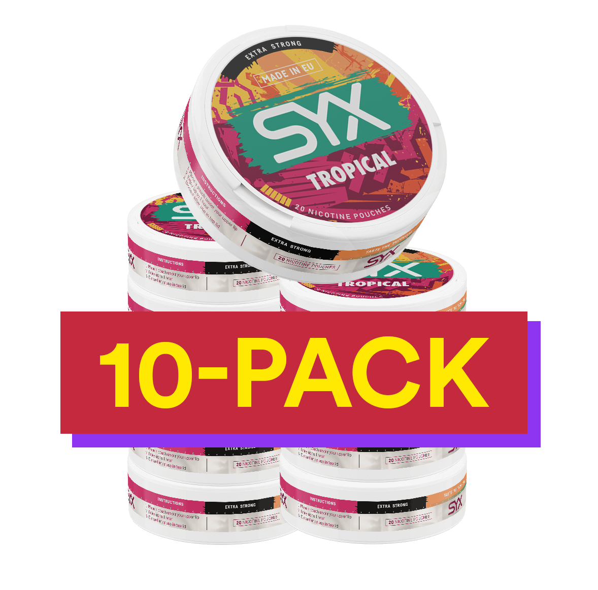 10x SYX Tropical Xtra Strong