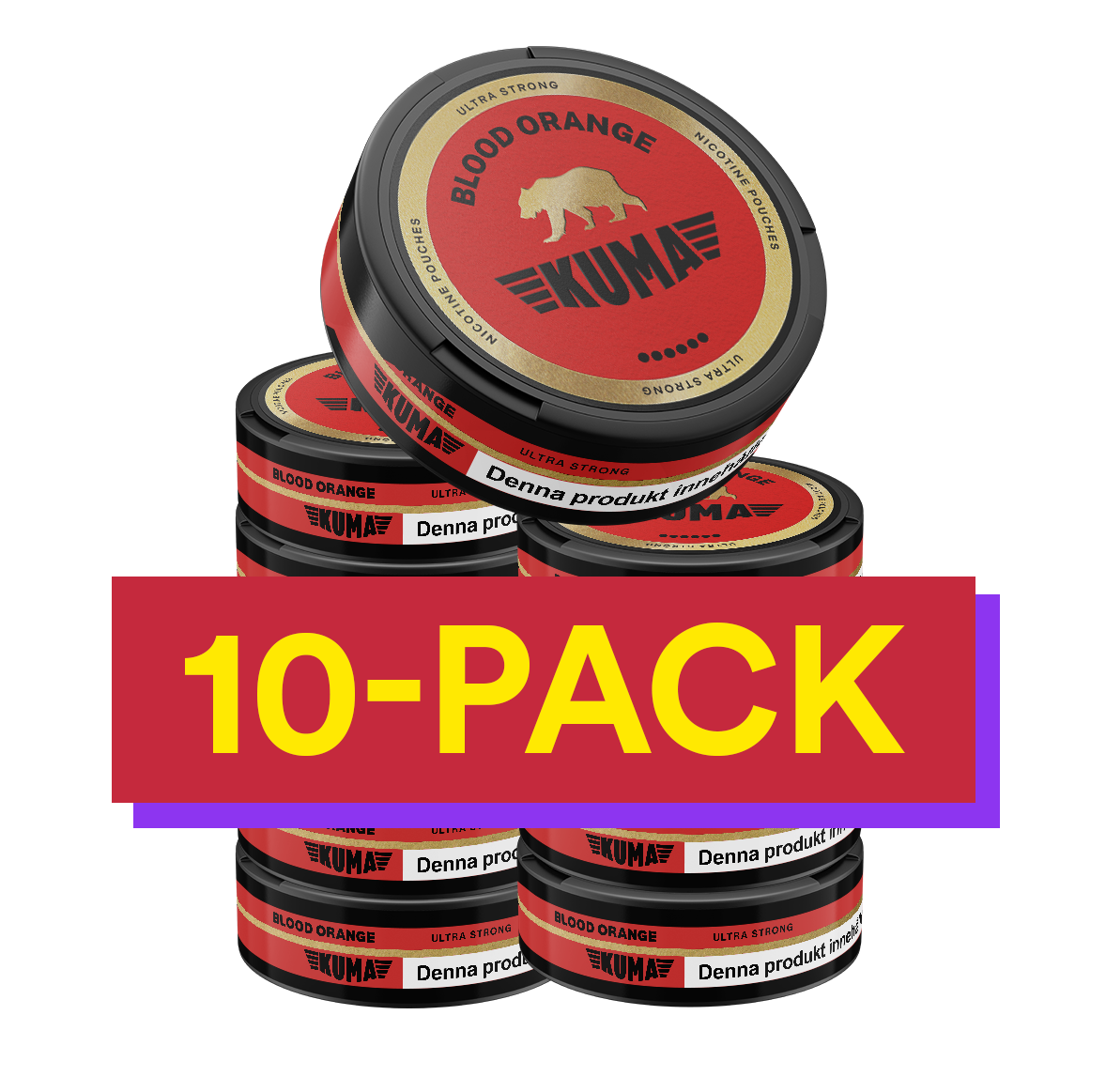 10x Kuma Blood Orange - Ultra Strong
