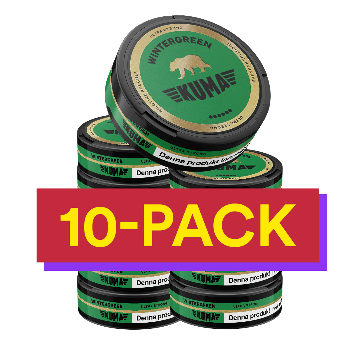 10x Kuma Wintergreen - Ultra Strong