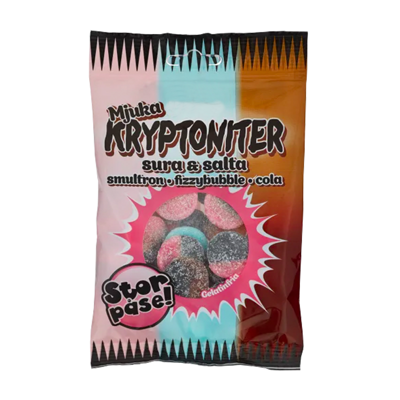 Mjuka Kryptoninter Smultron•Fizzybubble•Cola