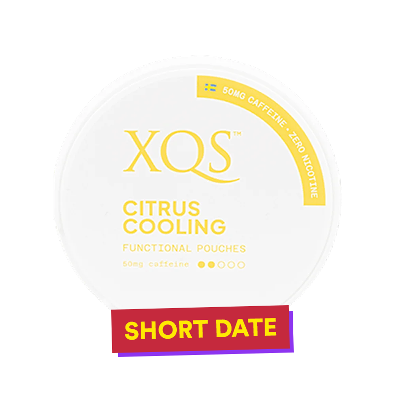 XQS Citrus Cooling Caffeine Pouches