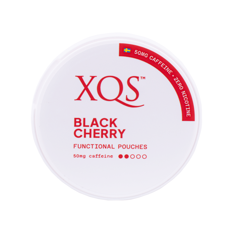 XQS Black Cherry Caffeine Pouches
